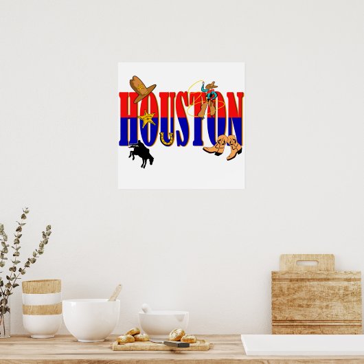 Poster Houston Pics (Cuisine)
