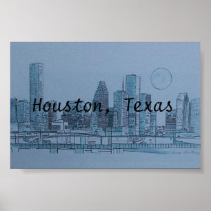 Poster houston Texas