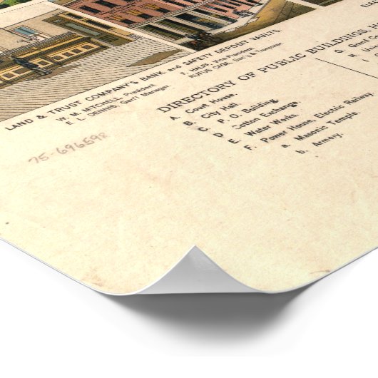 Poster Houston, Texas (Coin)