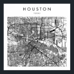 Poster Houston Texas Minimal Modern Street Map<br><div class="desc">Houston Texas Minimal Modern Street Map</div>