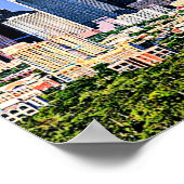 Poster Houston, Texas pittoresque, photo de la ville (Coin)