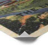 Poster Houston, Texas - Scènes de grandes lettres 2 (Coin)