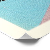 Poster Houston Texas TX Vieux souvenir Vintage voyage (Coin)