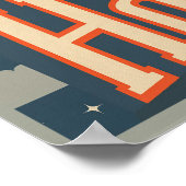 Poster Houston, Texas Vintage (Coin)