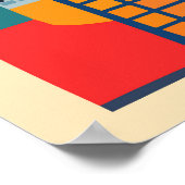 Poster Houston, Texas, Voyage (Coin)