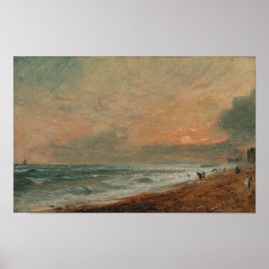 Poster Hove Beach - John Constable (Devant)