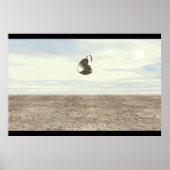 Poster Hovering Teacup cassé (Devant)