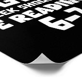 Poster How Many Nights A Week Should You Be Reading 6-7 B (Coin)