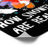 Poster How Snowflakes Are Really Made Snowman Funny Chris (Coin)