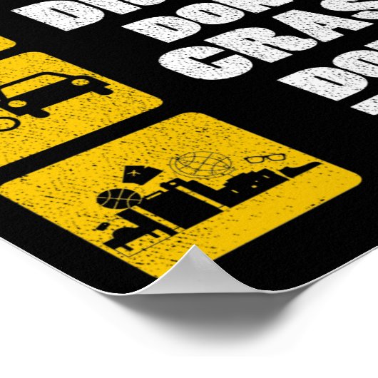 Poster How To Be A Triathlte Don't Drown Don't Crash (Coin)