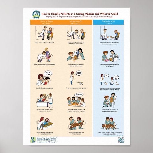 Poster How to Handle Patients in a Caring Manner and What (Devant)
