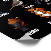 Poster How To Identify Birds Funny Birds Identification B (Coin)