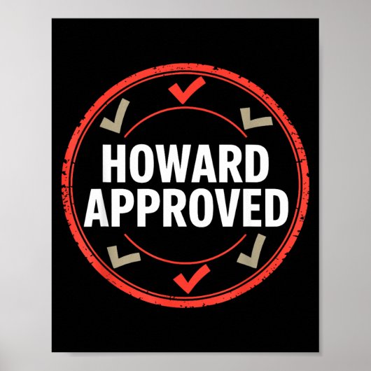Poster Howard approuvé (Devant)