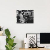 Poster Howard Hughes dans l'épicéa Oie Plan en bois (Bureau à domicile)
