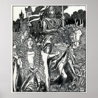 Poster Howard Pyles "King Arthur"