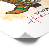 Poster Howdays Christmas Lights Cowboy Boot (Coin)