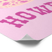 Poster Howdy Cowgirl casquette (Coin)