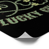 Poster Howdy Lucky Charm Western St Patrick Shamrock (Coin)