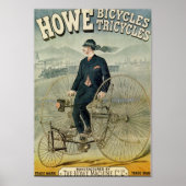 Poster Howe Bicycles Tricylces (Devant)