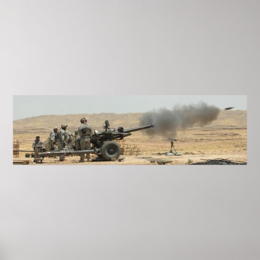 Poster Howitzer M119 (Devant)