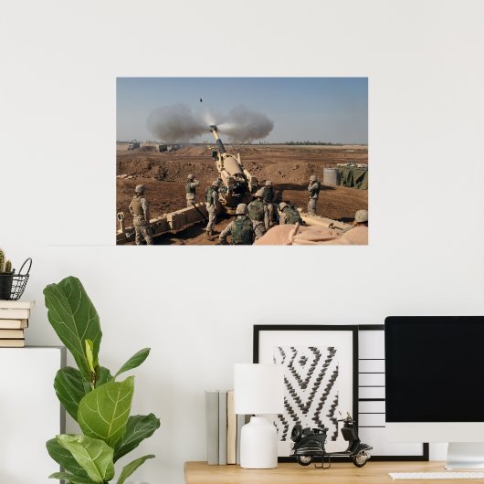 Poster Howitzer M198 (Bureau à domicile)