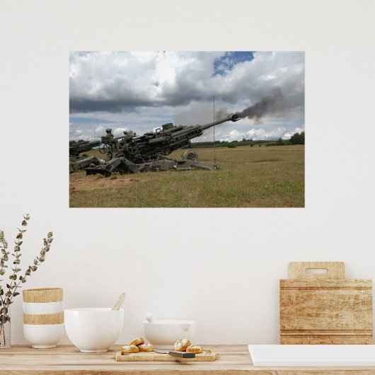 Poster Howitzer M777 (Cuisine)