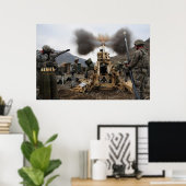 Poster Howitzer M777 (Bureau à domicile)