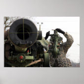 Poster Howitzer M-119A2 (Devant)