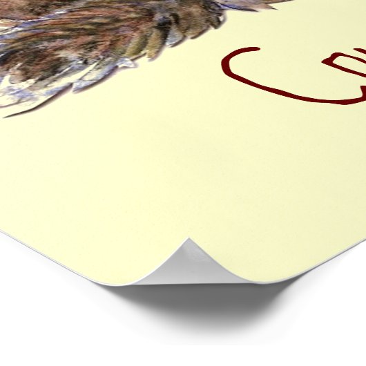 Poster Howling Coyote (Coin)