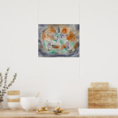 Poster Howling Dog (1928) par Paul Klee (Cuisine)