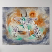 Poster Howling Dog (1928) par Paul Klee (Devant)