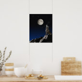 Poster Howling Wolf (Cuisine)