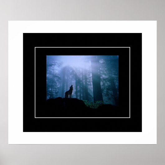 Poster-Howling Wolf Poster (Voorkant)