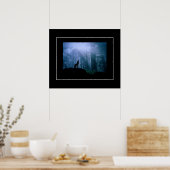 Poster-Howling Wolf Poster (Keuken)