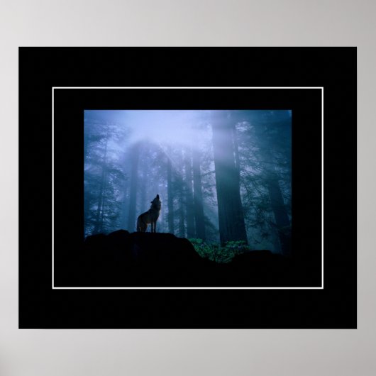 Poster-Howling Wolf Poster (Voorkant)