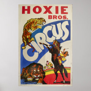 Poster Hoxie Bros. Circus