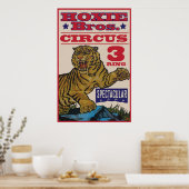 Poster Hoxie Bros. Cirque (Cuisine)
