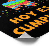 Poster Hoy Es Mi Cumpleanos Pinata Anniversaire Cinco De  (Coin)