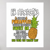 Poster HR Olike Pineapples. (Devant)