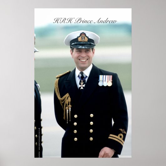 Poster HRH Prince Andrew (Devant)