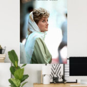 Poster HRH Princess Diana Egypt 1992 (Bureau à domicile)