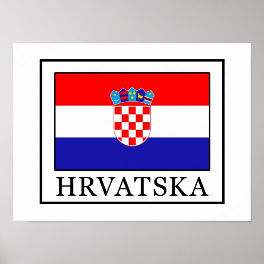 Poster Hrvatska (Devant)