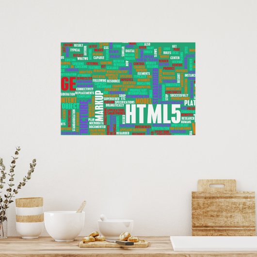 Poster HTML 5 ou HTML5 (Cuisine)