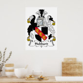 Poster Hubbard Family Crest (Cuisine)
