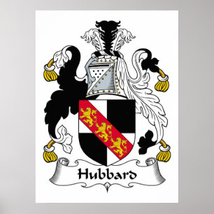Poster Hubbard Family Crest