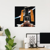 Poster Hubble (Bureau à domicile)
