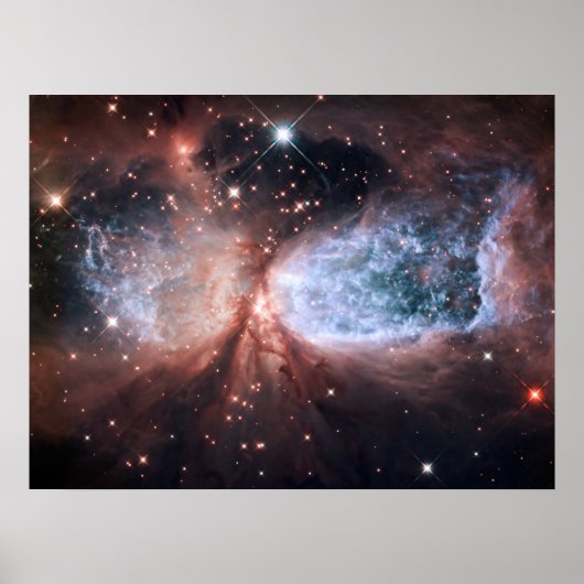 Poster Hubble Ange de neige (Devant)