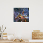 Poster Hubble capture la vue de "Mystic Mountain" (Cuisine)