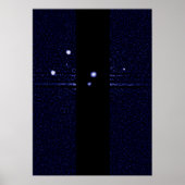 Poster Hubble découvre une cinquième lune orbitant Pluto (Devant)
