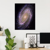 Poster Hubble - Galex - Spitzer Composite Image de M81 (Bureau à domicile)